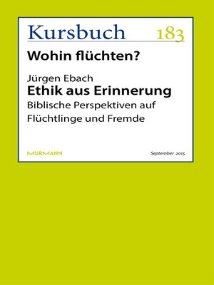 cover image of Ethik aus Erinnerung